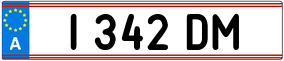 Truck License Plate